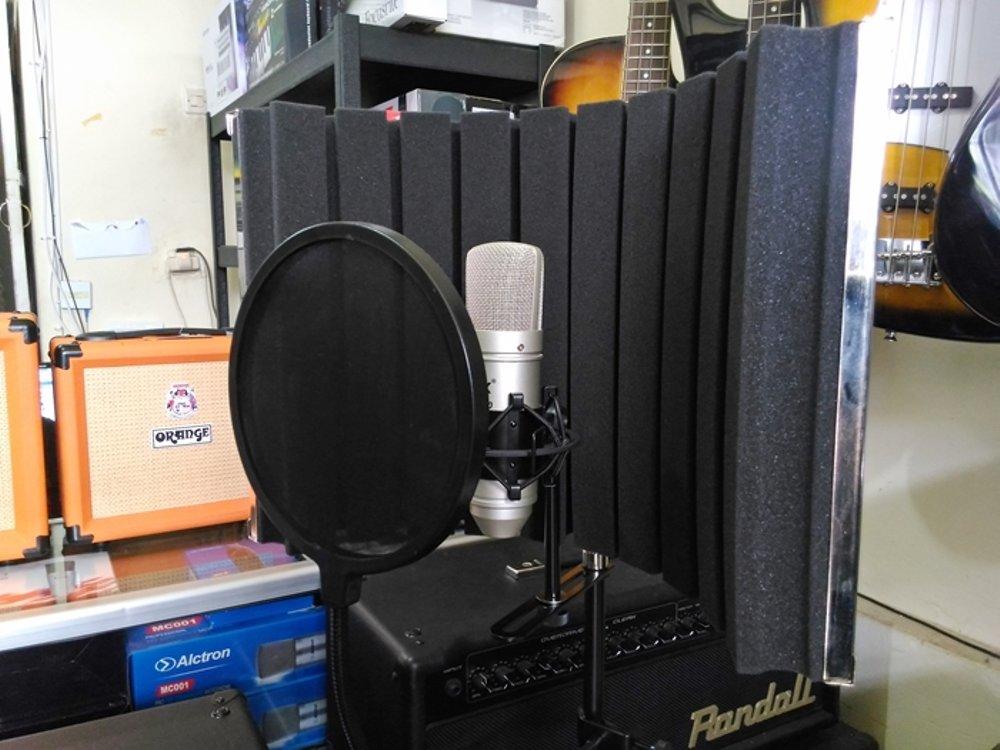 Jual Paket Mic Condenser ISK AT 100 Dan Vocal Booth Murah Di Bandung