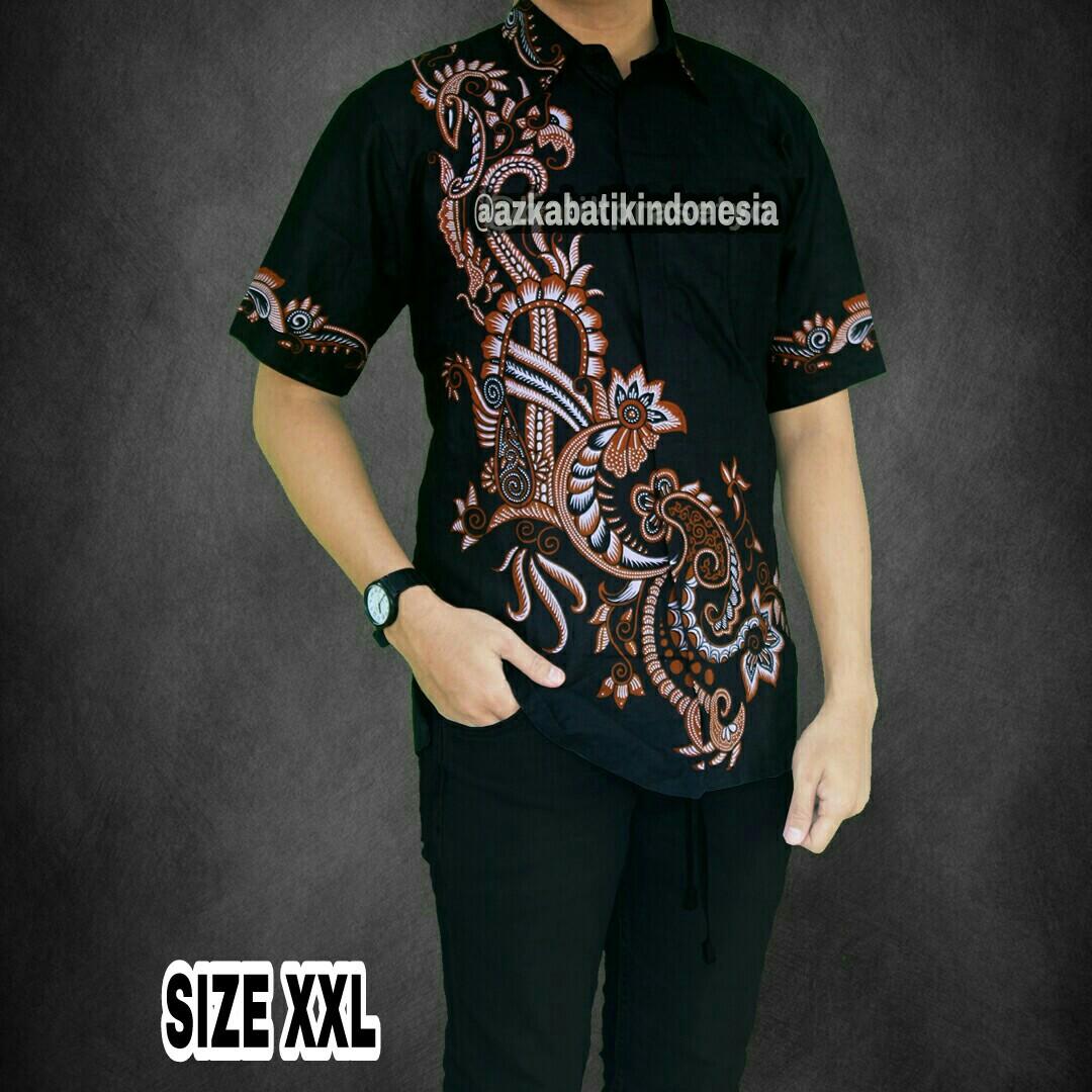 Kemeja Batik Pria Jumbo XXL Ukuran Besar Big Size Hem Batik Pria Jumbo XXL Ukuran Besar Big Size Baju Batik Pria Jumbo XXL Ukuran Besar Big Size Seragam Batik Pria Jumbo XXL Ukuran Besar Azka Batik