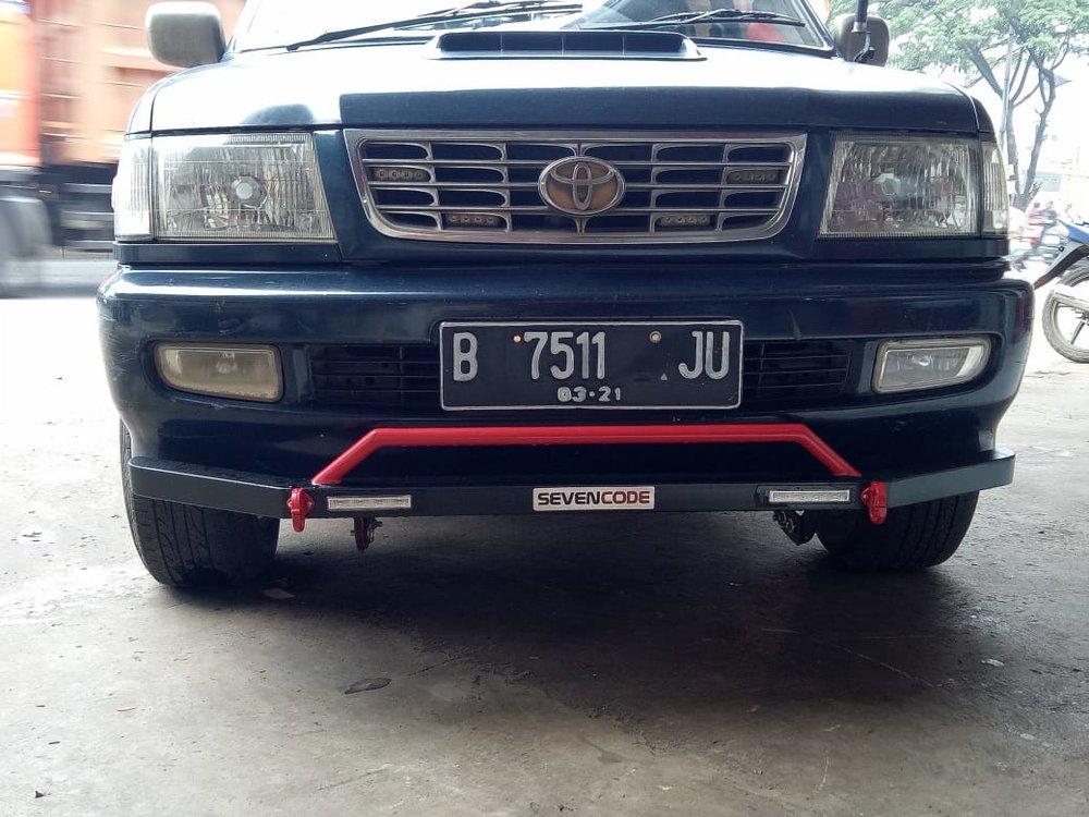 TPDSK - Pengaman Depan Kijang Kapsul Tanduk Depan Besi With DRL - Tanduk Kijang Kapsul - SEVENCODE - PROMO ONGKIR HANYA BAYAR 7 KG SELURUH INDONESIA