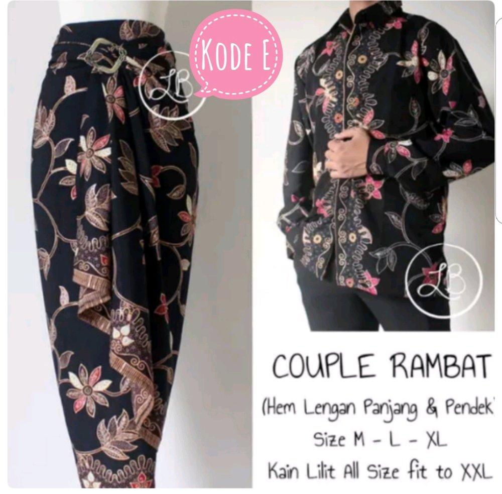 Couple Set Rok Lilit Plus Kemeja Pria Seri B di lapak Toko Kembar Tanah Abang rinymangiwa