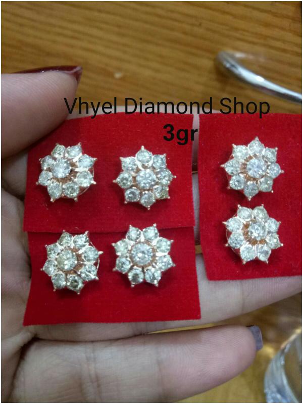 Berlian Medan ( Anting Ronyot Besar)