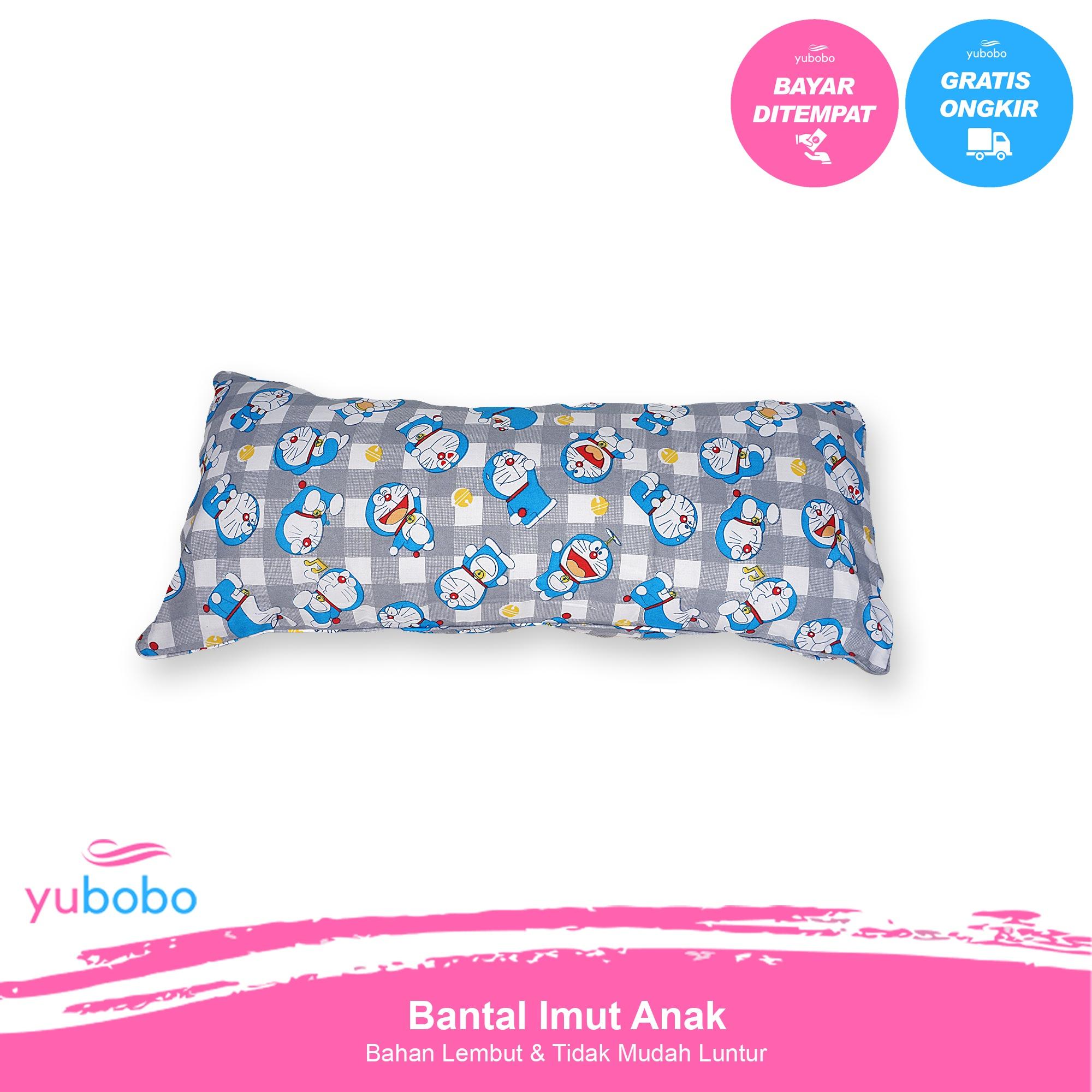 Bantal Imut Anak 30x60 (Bantal + Sarung) - Yubobo