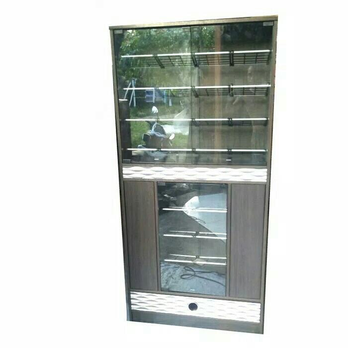 Terlaris!!! Rak sepatu 2 pintu kaca Laci dan pintu panel free ongkir jakarta depok dan tangerang