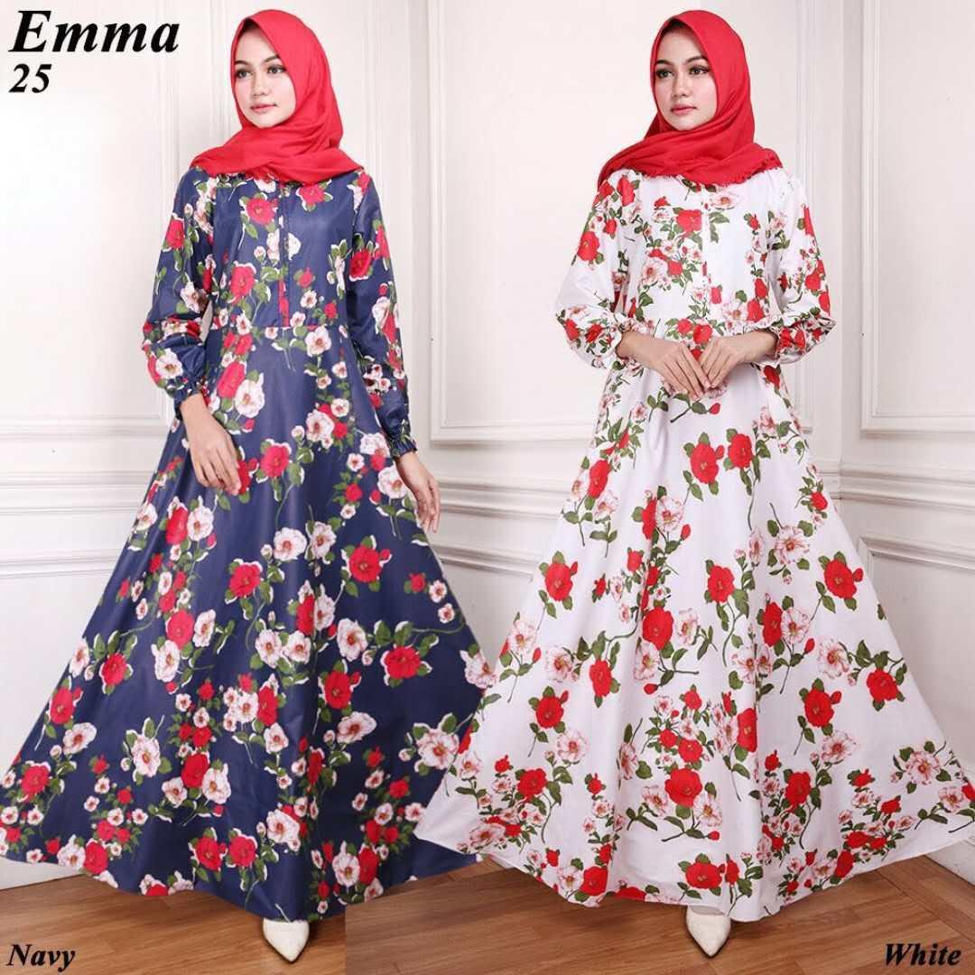 YAO YAO - GAMIS SYARI MAXI EMMA 25 NAVY