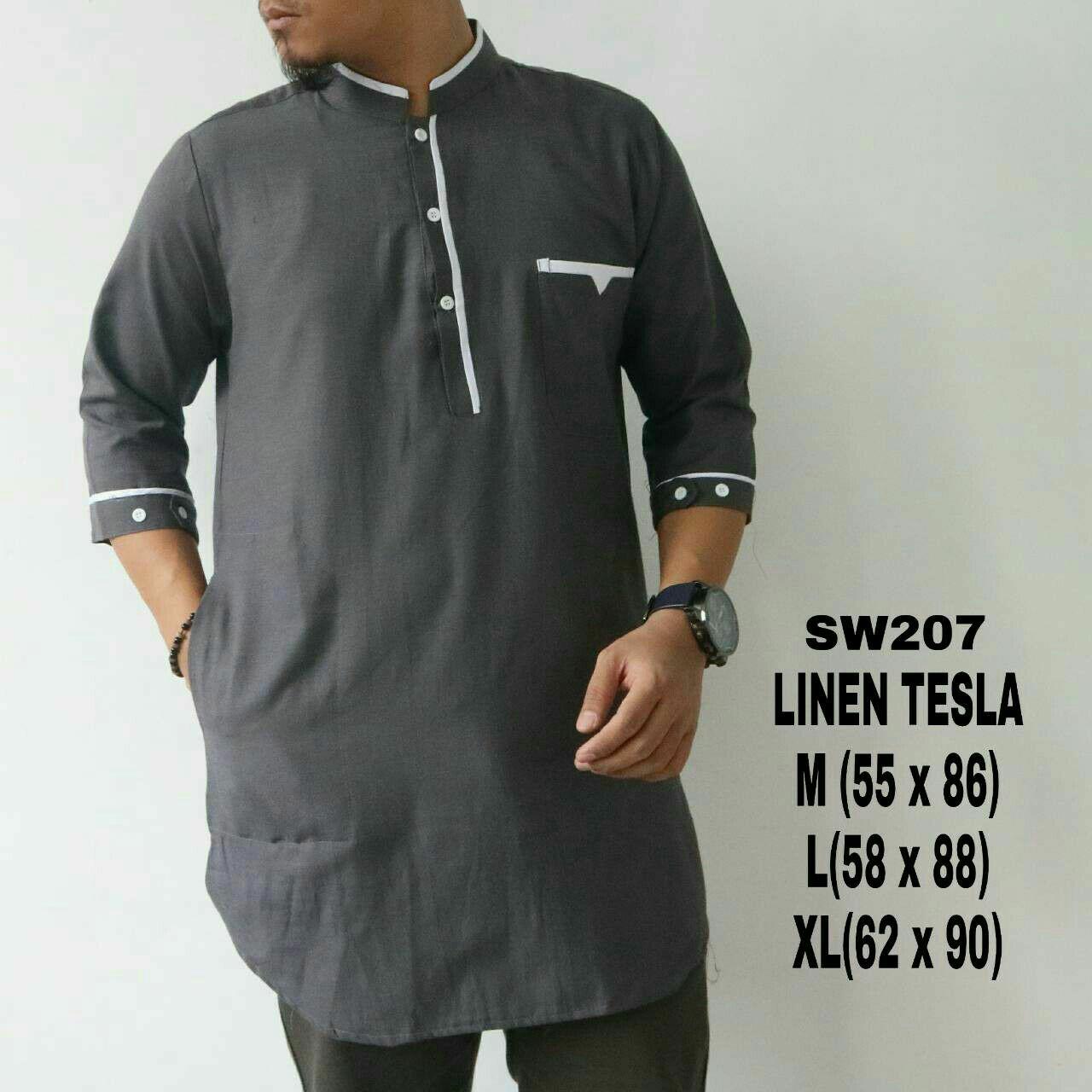 baju muslim pria kurta toyobo kancing oxport premium koko pakistan