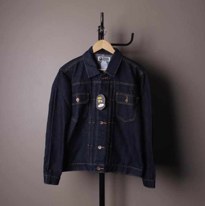 Best Top Seller!! JAKET JEANS DENIM SKATE A BATHING APE BAPE APE NEVER SHALL KILL APE - ready stock