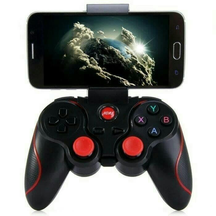 M-TECH (( X3 )) Stik Bluetooth x3 stick HP handphone gamepad laptop pc komputer cpu Android joystik setik game bluetoot bluetot wireless wireles ITS Bonus HOLDER PEGANGAN HP BISA UNTUK SEMUA MEREK HANDPHONE