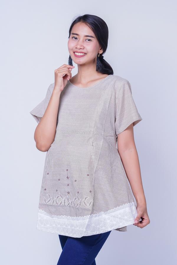 Mama Hamil Blouse Hamil Menyusui Verenda / Baju Murah / Baju Modern / Dress Korea / Baju Kekinian / Baju Hamil Kerja / Baju Hamil dan Menyusui / Hamil / Kehamilan / Ibu Hamil / Harga Mumer / Terbaru.