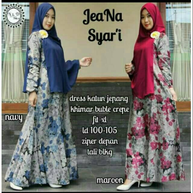 PROMO...Gamis katun jepang 100% ori Langsung dari konveksi harga lebih murah (maroon(pink berry))