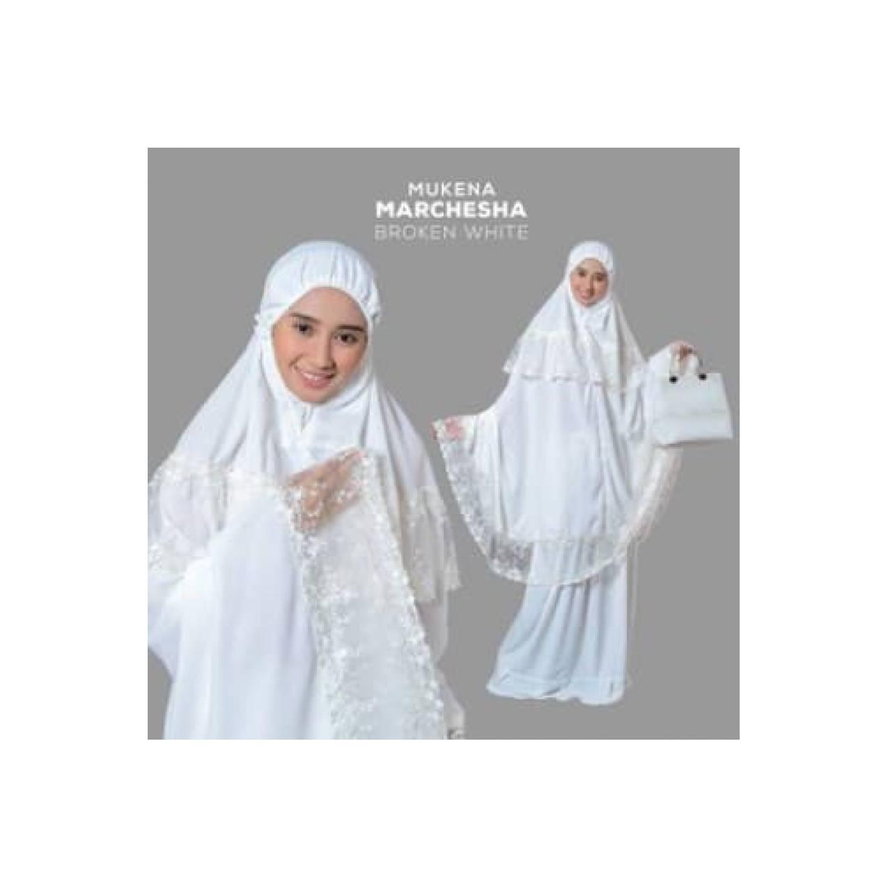 Ria Collection New Mukena Dewasa Tas Behel Wolfis Marchesha