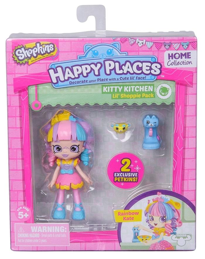 Happy Places Shopkins Doll Single Pack Rainbow Kate Kitty Kitchen