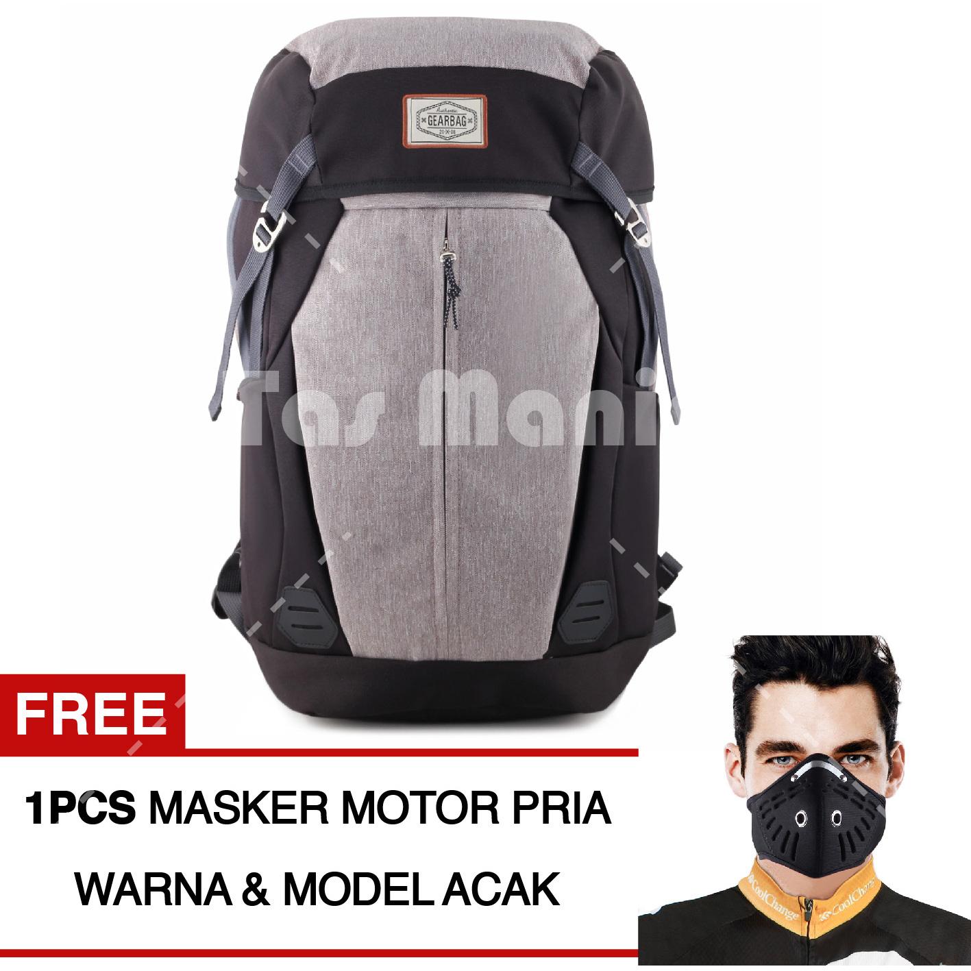 Tas Ransel Gear Bag Daypack Diario Rhinos 2.0 Outdoor Tas Laptop Backpack + FREE Masker Motor Pria Tas Pria Tas Kerja Tas Messenger Tas Slempang Tas Fashion Pria