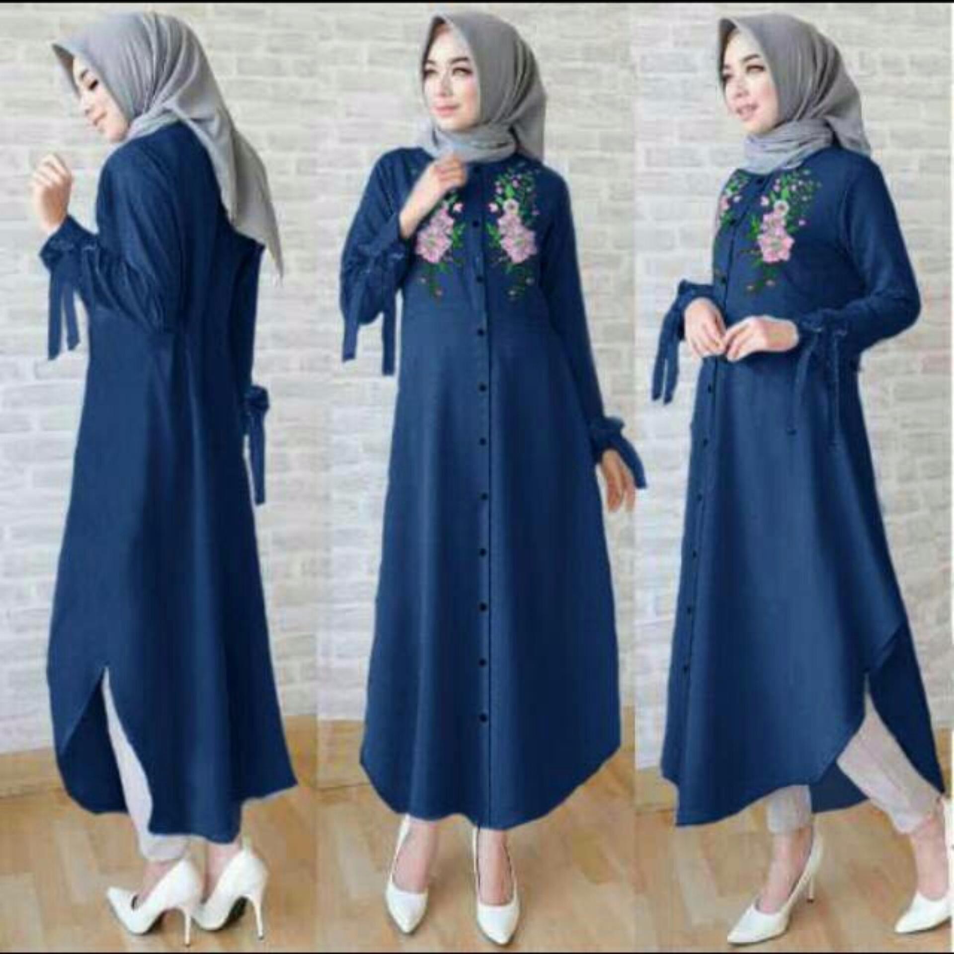JN STORE - Baju SETELAN atasan dan bawahan / Setelan Blouse/ Kemeja wanita / Long Dress Maxy / Long Dress Wanita / Gaun Panjang/Gaun Wanita / Tunik Wanita / Dress Muslim / Atasan Muslim / Gamis ; Murah; Motif dan Warna Real Photo #Ukuran M, L dan XL