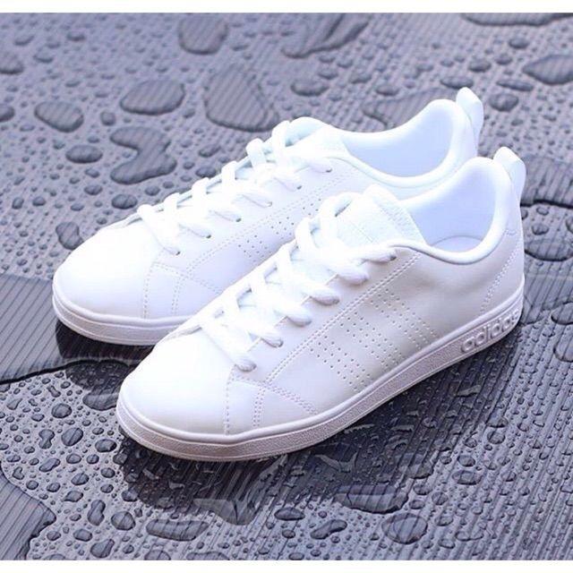 Adidas neo advantage cleans full-white original