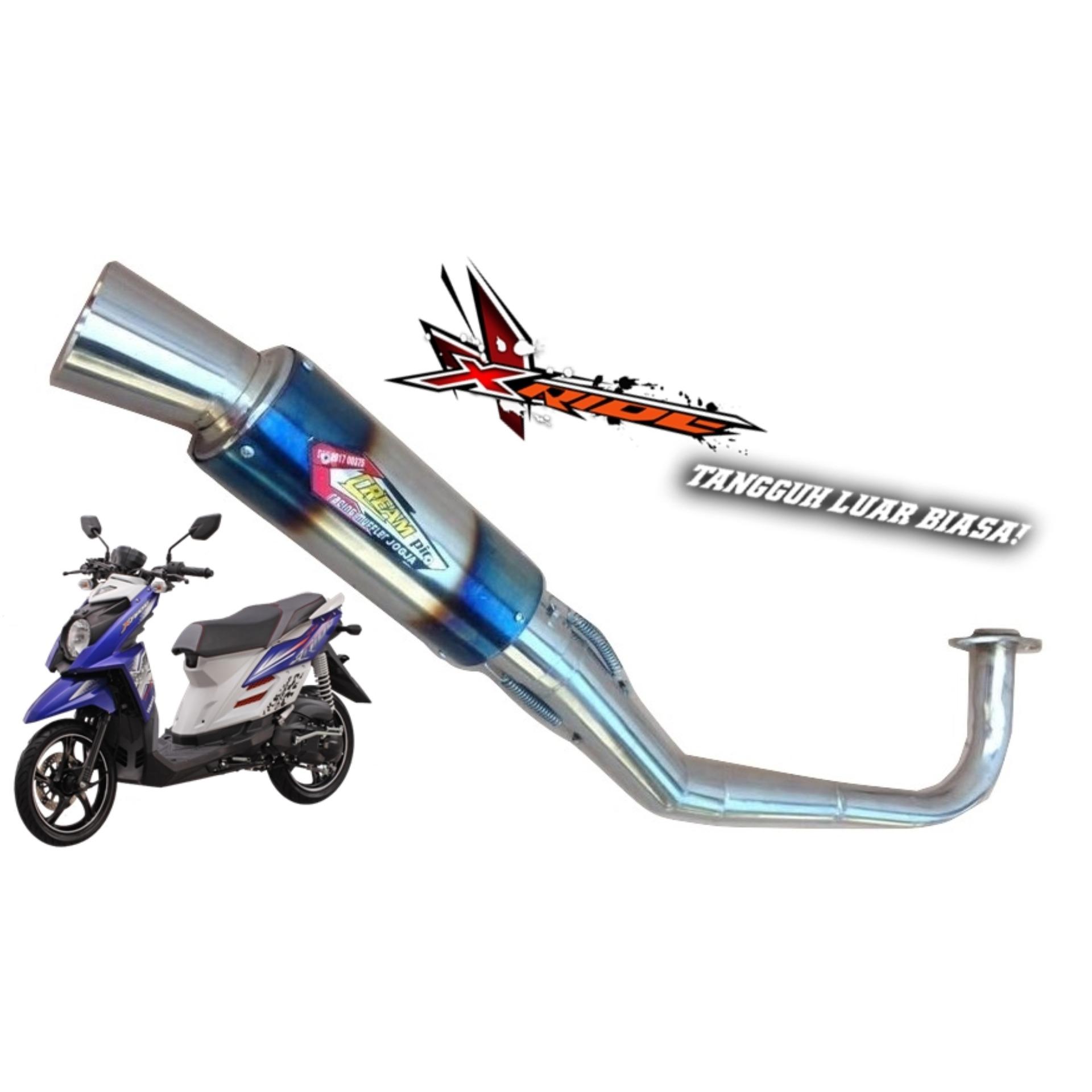 Knalpot Motor MIO XRIDE - CREAMPIE