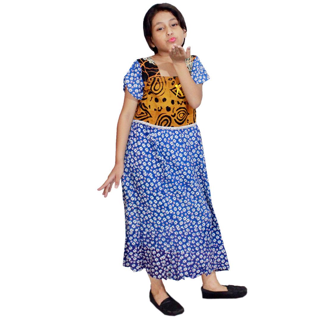 Daster Anak Batik, Baju Tidur Anak, Piyama Anak, Ukuran XL Usia 9-10 Tahun (BKA004) Batikalhadi Online