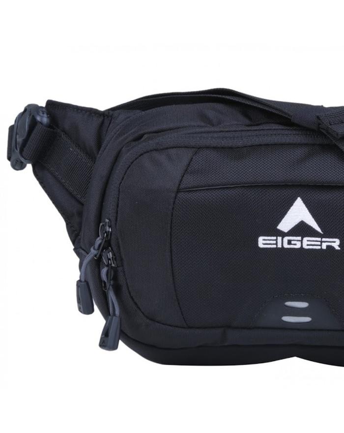 DISKON Tas Eiger Pinggang - Waist Bag Wall Run Hitam Original