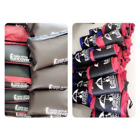 PROMO!! Distributor Cover Sarung Selimut Motor FunCover - Hitam MURAH / DISKON