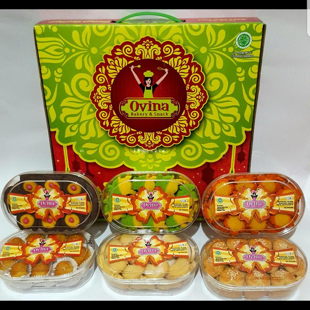 Paket Kue Lebaran Terlaris 2018 - Merek OVINA Syukur (Langsung dari Pabrik)