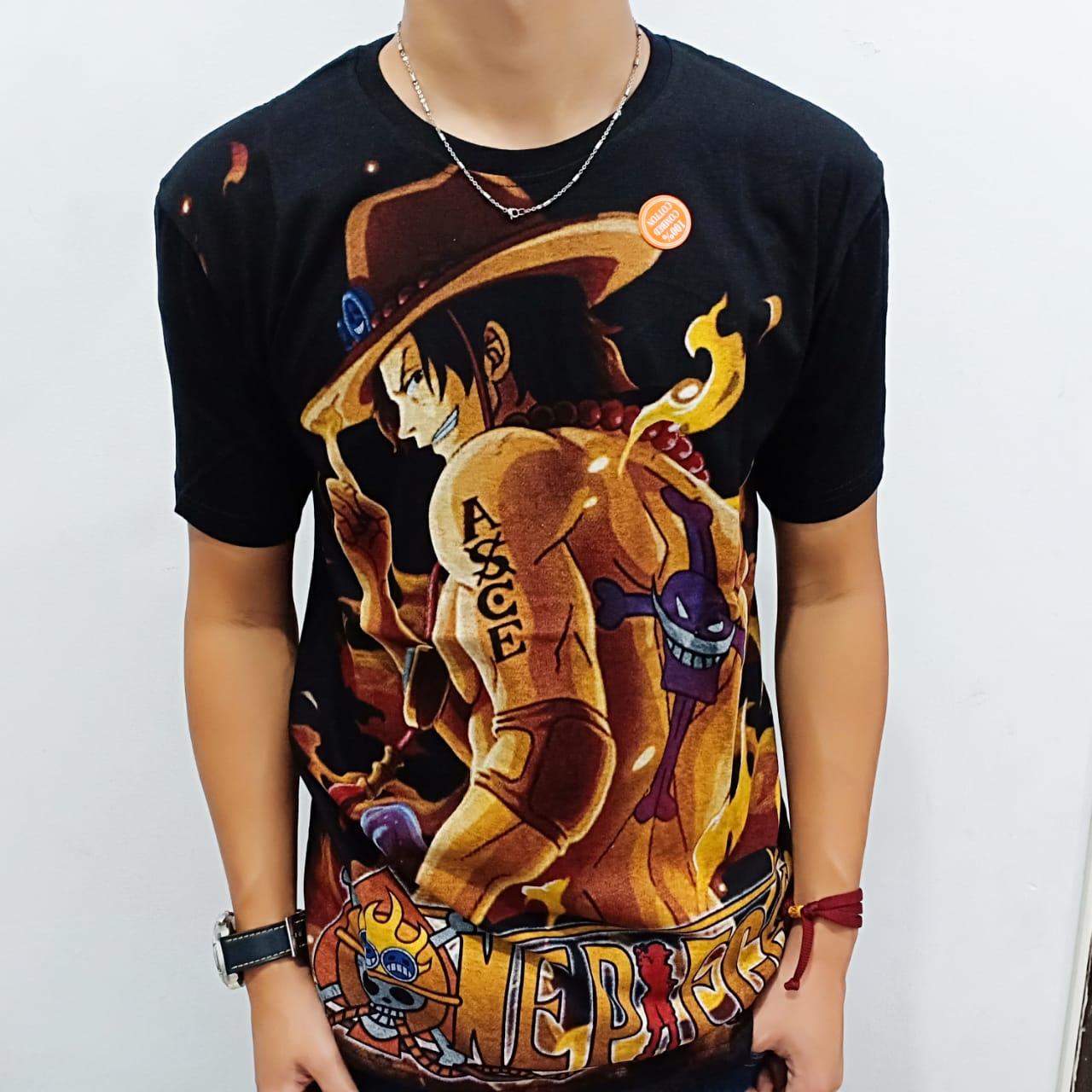 Master Tee - Kaos Pria Kaos Distro T-Shirt Fashion 100% Soft Cotton Combed 30s Pria Wanita Cewe Cowo Baju T-Shirt / Kaos One piece ACE / 3D Terbaru Baru Kekinian Animasi Gambar Batik Full Printing Kaos Termurah Berkualitas Kaos Disto Premium