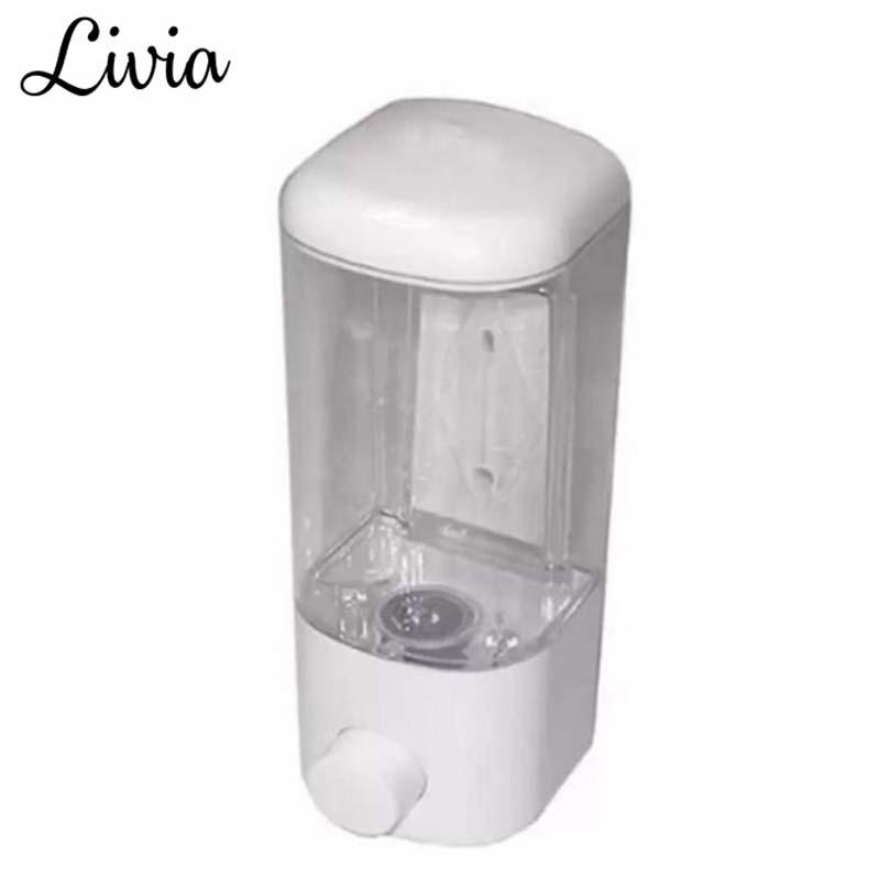 Livia Dispenser Sabun Cair Single - Tempat Sabun Cair Single ABS - Putih