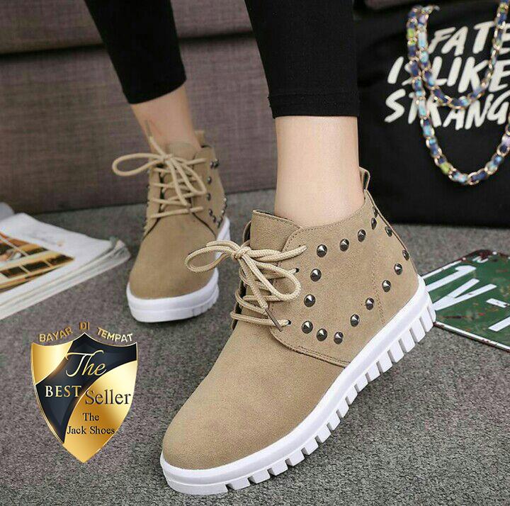 Sepatu Boots Docmart Coklat Funkys