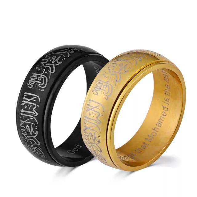 Cincin Islami Titanium ANTI KARAT SELAMANYA CT79