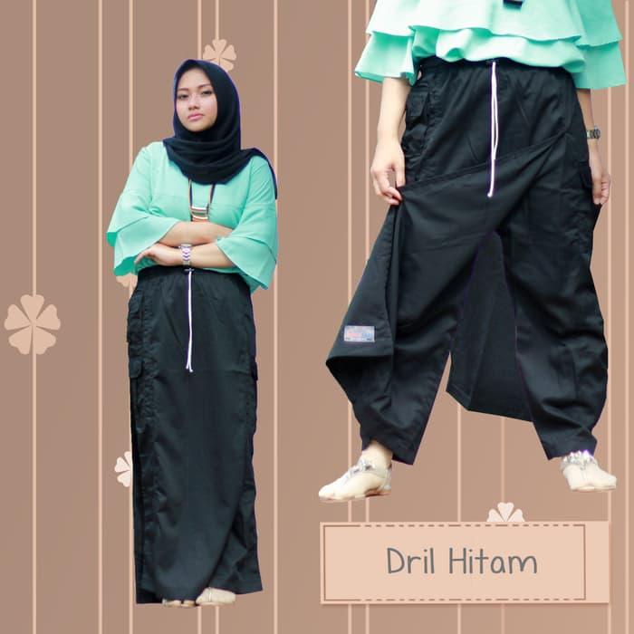 Rok Celana Muslimah Bahan Drill Original