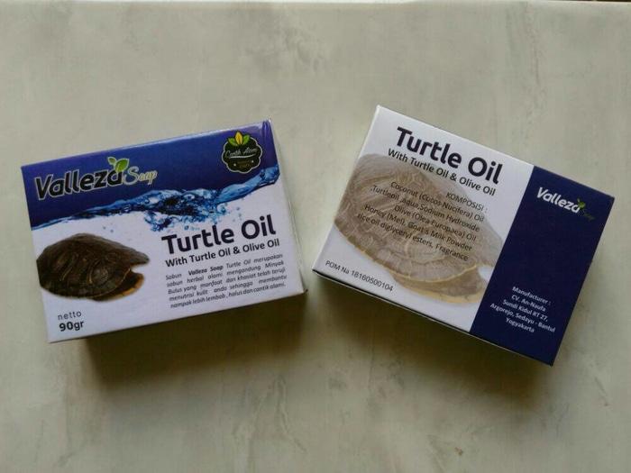 Sabun Bulus Valleza Turtel oil soap+olive oil