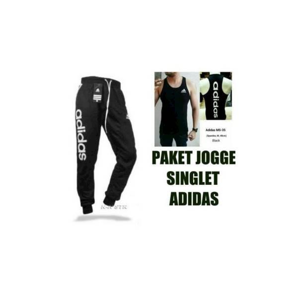 Setelan Celana Jogger Pants Singlet Kaos Nike Underarmor Gym Fitness
