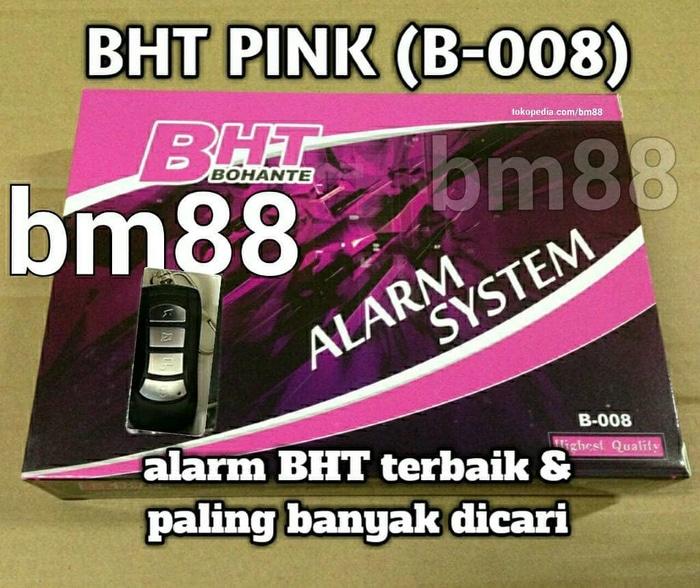 BHT Pink (B-008) Alarm Motor Terbaik Dan Paling Banyak Dicari | ( gembok alarm motor anti maling koper sepeda pagar cakram kinbar kode tas mobil clock rumah sensor gerak pintu digital remote lock bht ) |