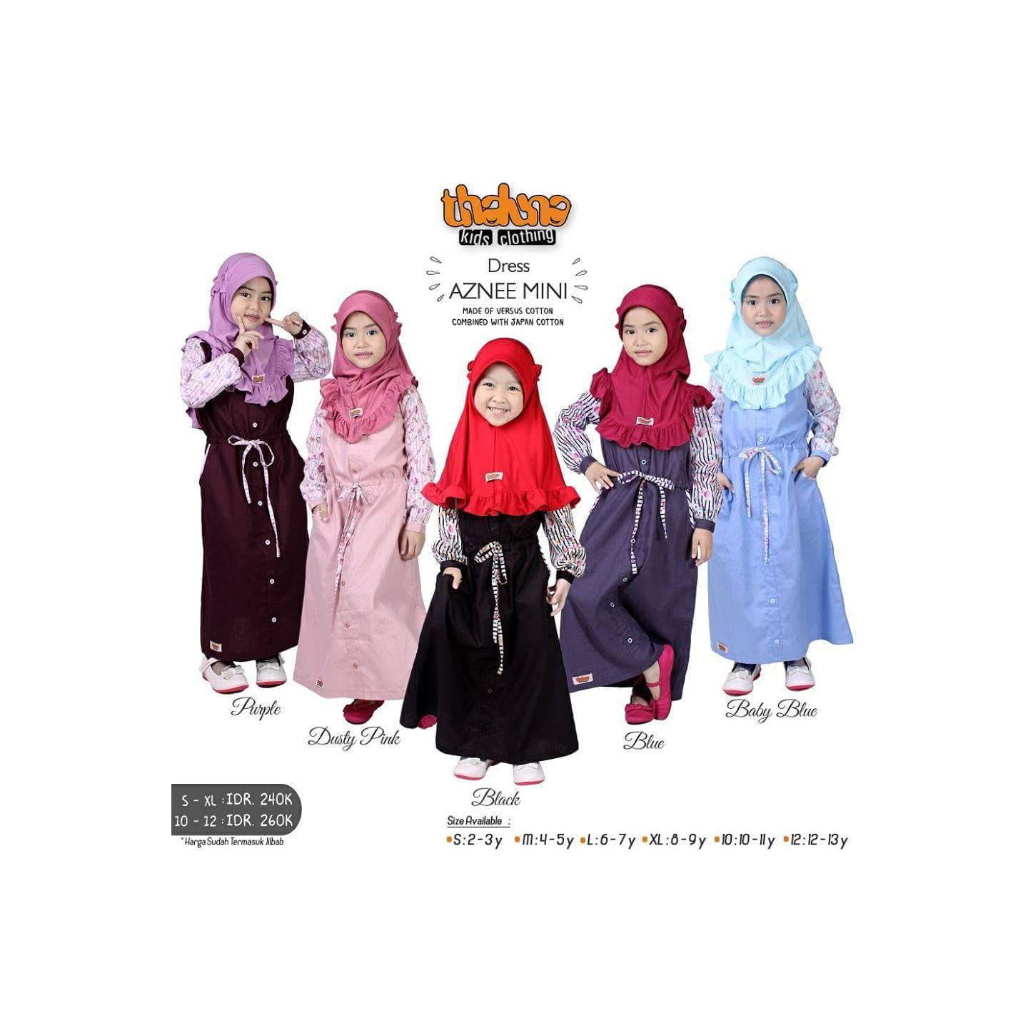 Jual Baju Gamis Katun Anak Murah-Dress Anak Lucu