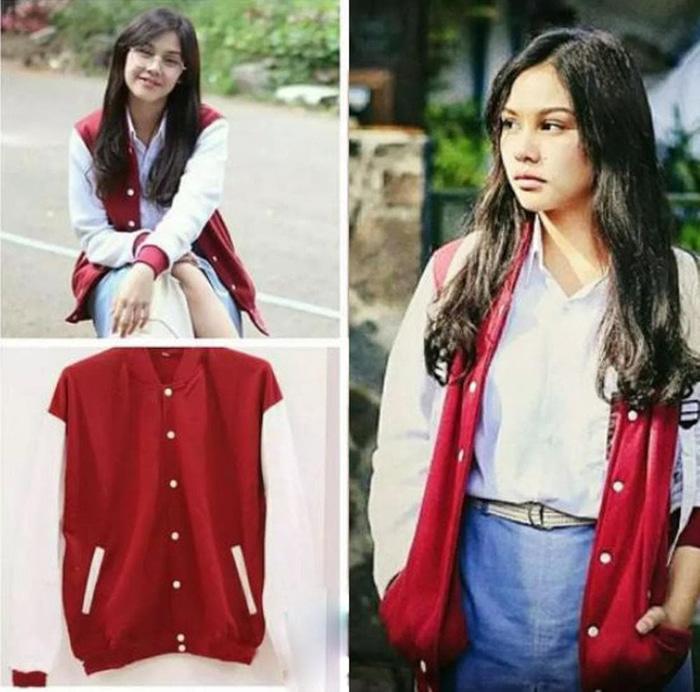 DISKON jaket varsity baseball polos (banyak warna) harga grosir TERMURAH