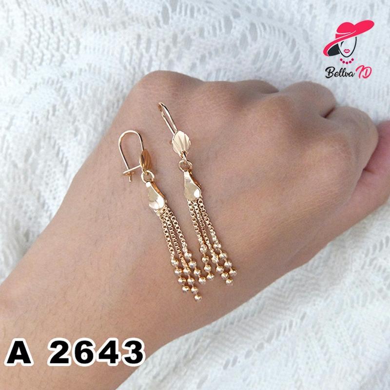 Jual Perhiasasan Anting Rumbai Lapis Emas A 2643