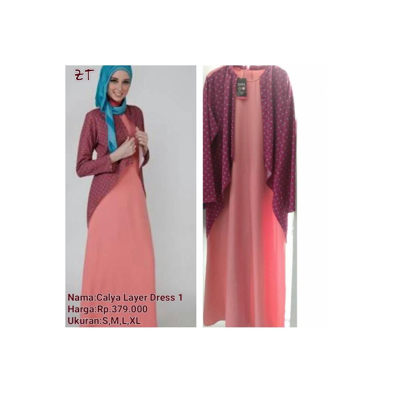 Zoya Gamis Calya Layer Dress 1