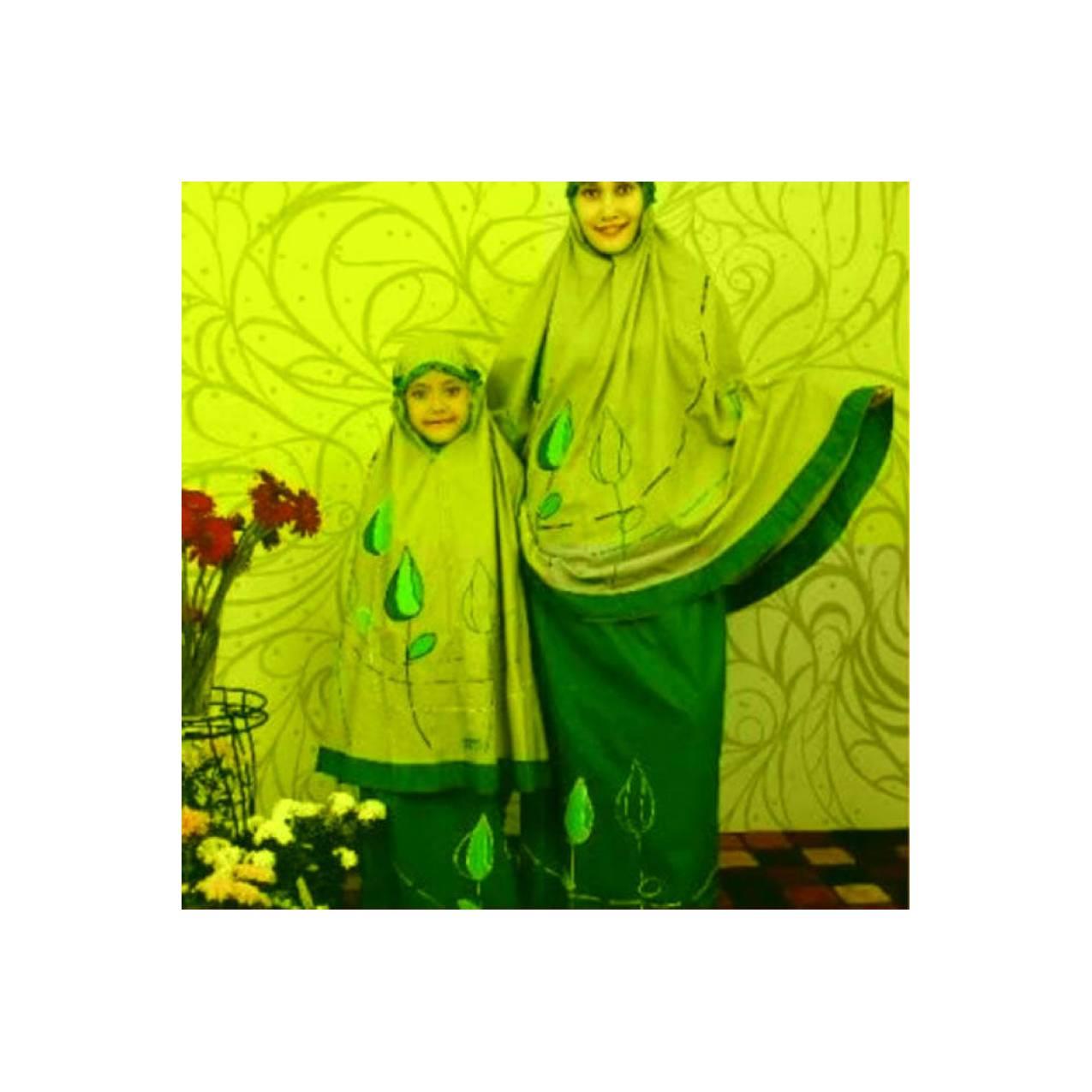 Mukena couple fathiya mukena abu mukena biru mukena anak cantik buka