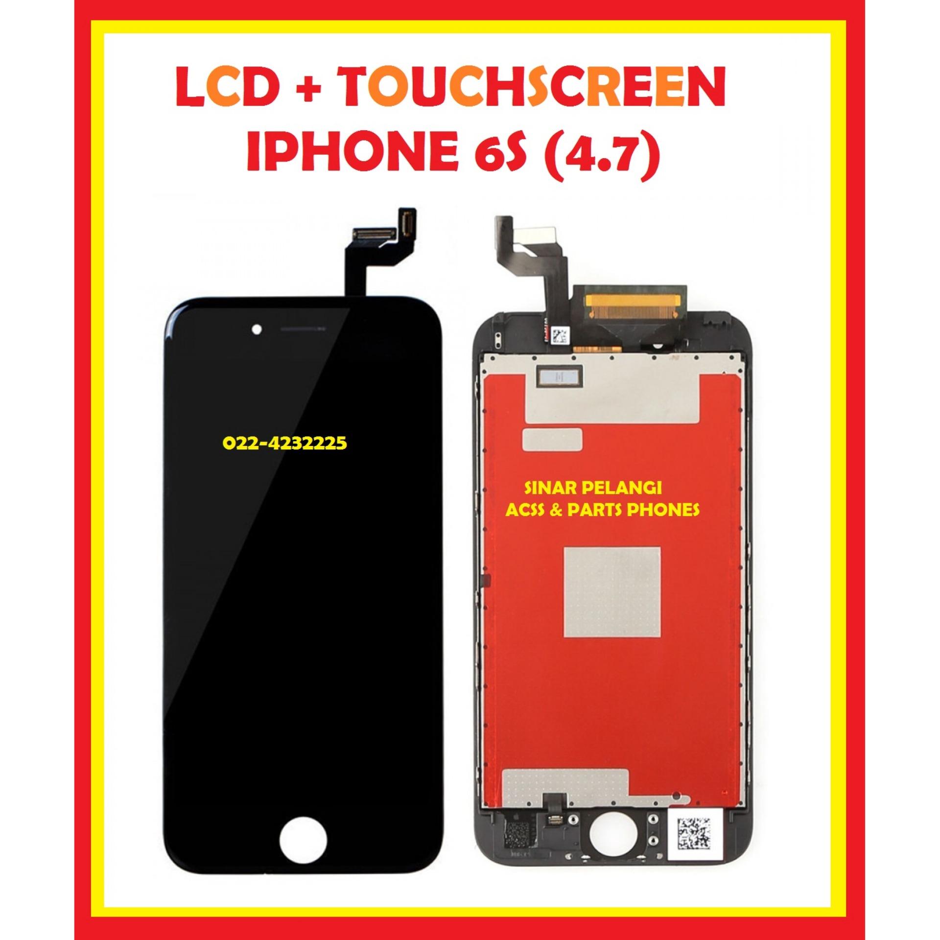 LAYAR LCD TOUCHSCREEN IPHONE 6S 4.7 PENGGANTI LCD TOUCH LAYAR SENTUH BLACK AA 906580