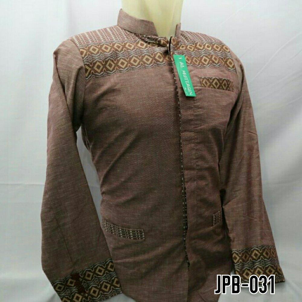 Busana Muslim Pria Kemeja Koko Baju Pria Dewasa Baju Koko Lengan Panjang Gamis Muslim Jasko Jas Koko Kombinasi Motif Baru Al Muttaqin JPB 031 di lapak Al Muttaqin Collection produsenbajukoko