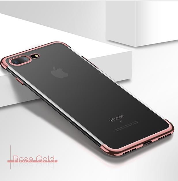 Cafele iPhone 7 Luxury ElectroPlating Case / soft case iphone 7 / casing hp iphone 7 / leather case iphone 7 / iphone 7 32gb / iphone 7 32gb jet black