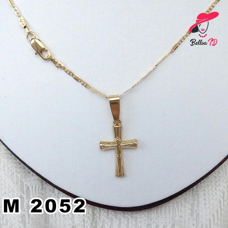 Jual Aksesoris Kalung Salib Emas Elegan M 2052