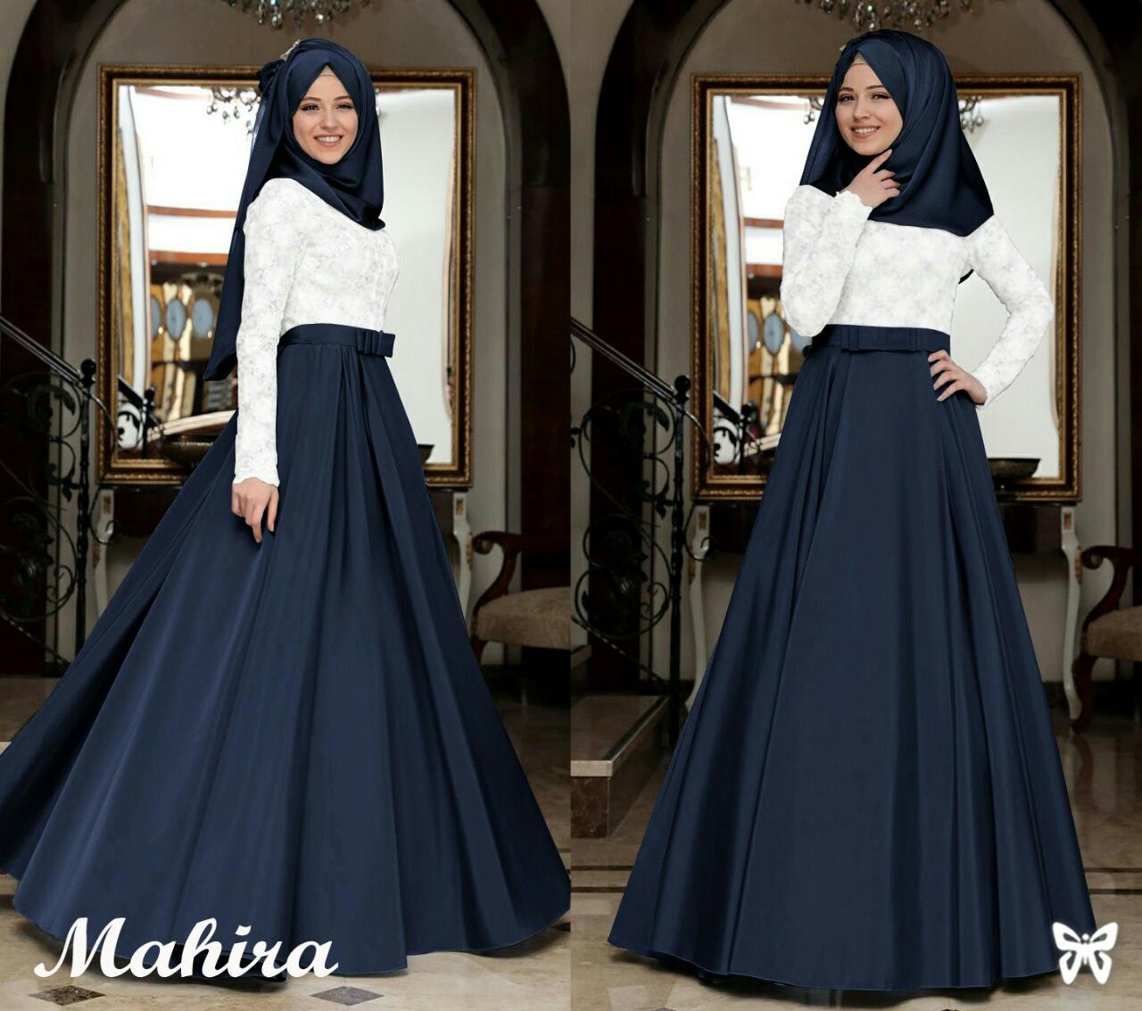 J&C Setelan Muslim Mahira White / Dress Maxi / Maxi Muslim / Setelan Maxi Dress / Dress Muslim / Setelan Busana Muslim / Setelan Baju Muslim / Baju Gamis Wanita / Setelan Muslim / Hijab Fashion / Hijab Style