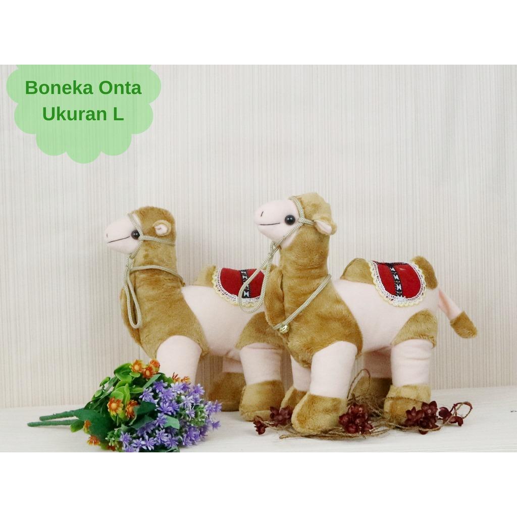 Boneka Onta Ukuran L/Boneka Onta Oleh Oleh Haji Umroh/Mainan Edukasi