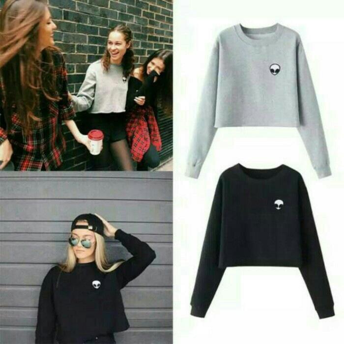 Jaket pria/Jaket wanita/Jaket jeans/Jaket bomber/Jaket levis/Jaket parka/Jaket bomber pria/Jaket gunung/Jaket retro/Jaket jeans wanita sweater crop alien bahan babitery fit L