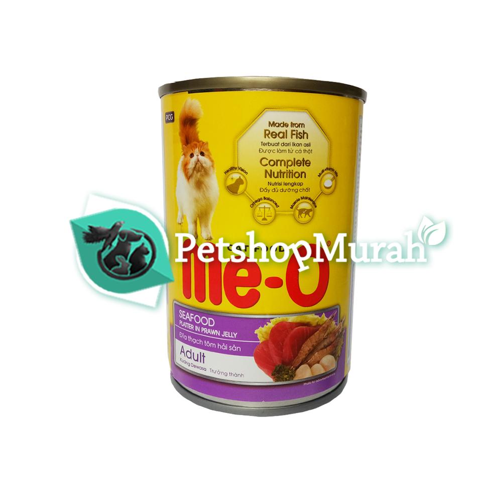 Makanan Kucing Meo Seafood 400gr / Meow Seafood Can 400 gram Me-O