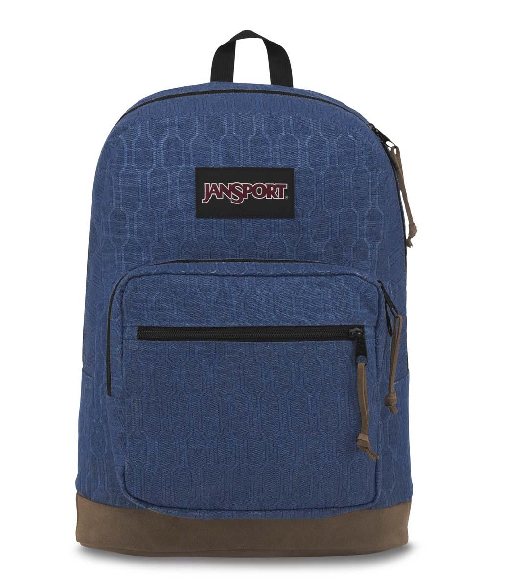 Tas Ransel JanSport Right Pack DE Navy Hex Hive