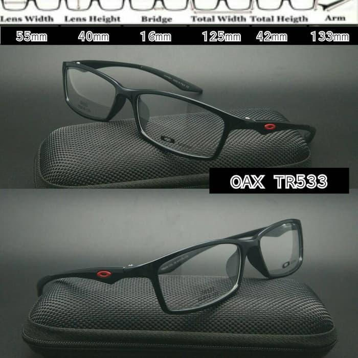 Diskon 10%!! Oakley Tr533 Black Doff Frame Kacamata - ready stock
