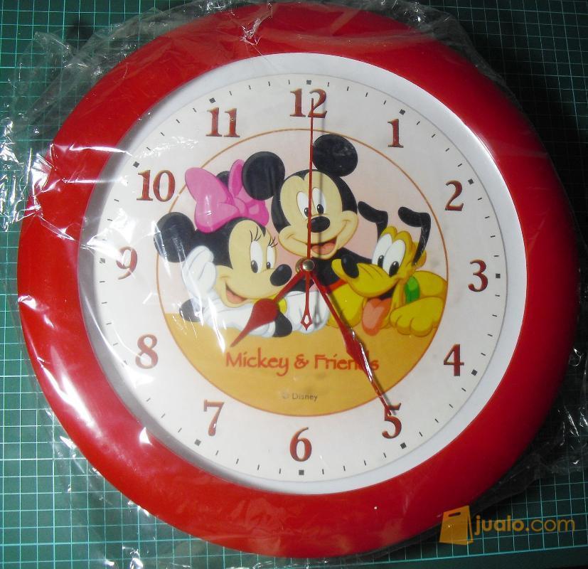 Jam Dinding Murah Meriah Berbagai Karakter ( Kartun, Kaligrafi, Klub Bola DLL ) - Mickey Mouse