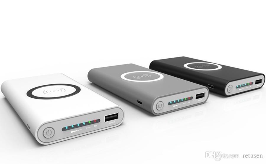 Power Bank Qi Wireless Charger 10000mAh