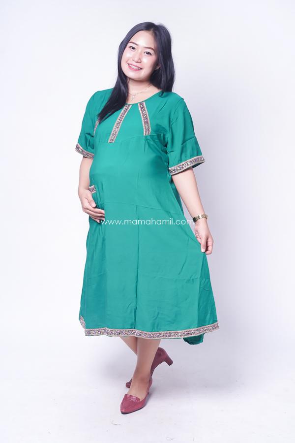 Daster Hamil Arab Silver / Baju JUMBO / BIG SIZE / Atasan Hamil / Kemeja Hamil / Kemeja / Baju Murah / Celana Hamil / Ibu Hamil Menyusui / Baju Hamil Kantor .