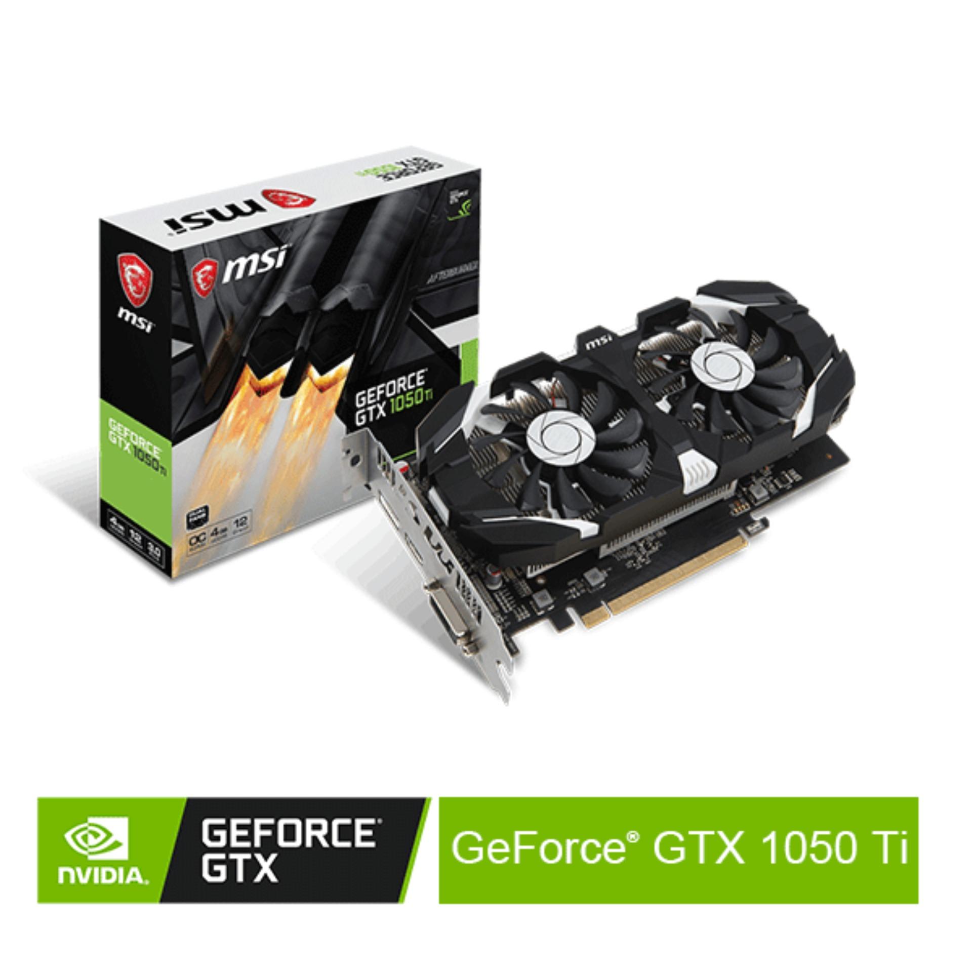 Nvidia GeForce Official Store - MSI GeForce GTX 1050 TI 4GT OCV1